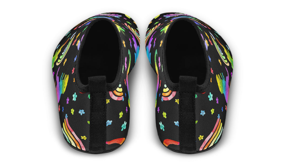 Rainbow Dinos Water Shoes - Offbeat Sweetie
