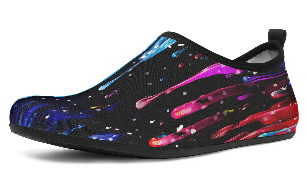 Rainbow Drips Water Shoes - Offbeat Sweetie