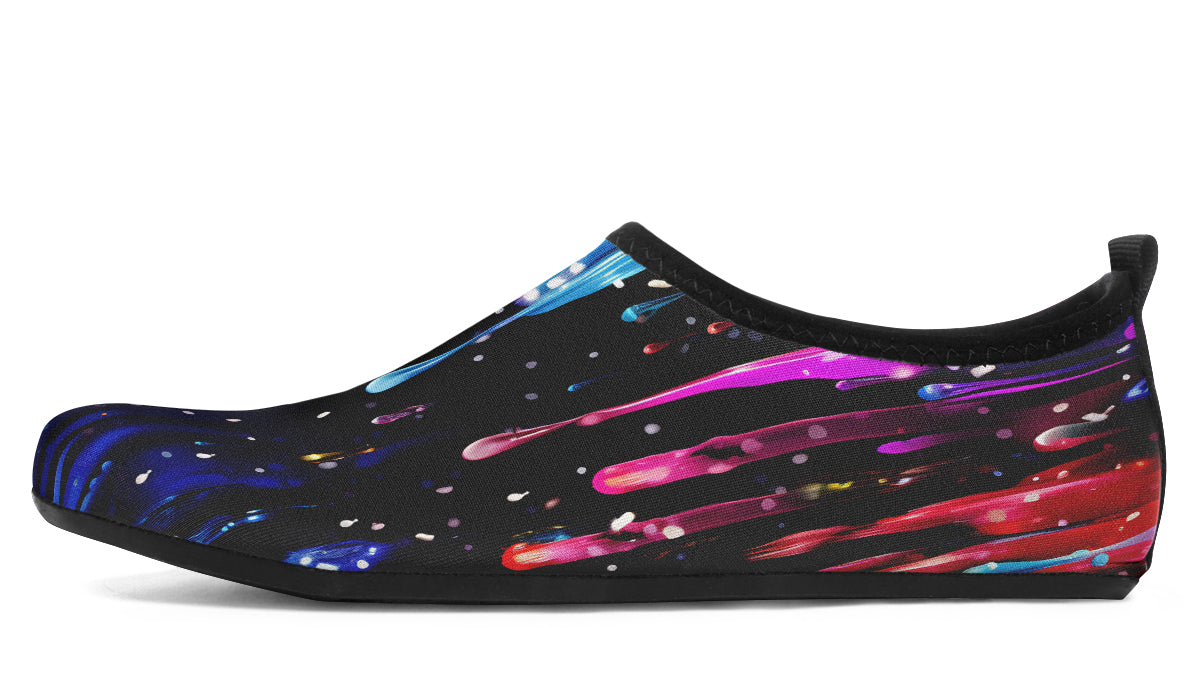 Rainbow Drips Water Shoes - Offbeat Sweetie