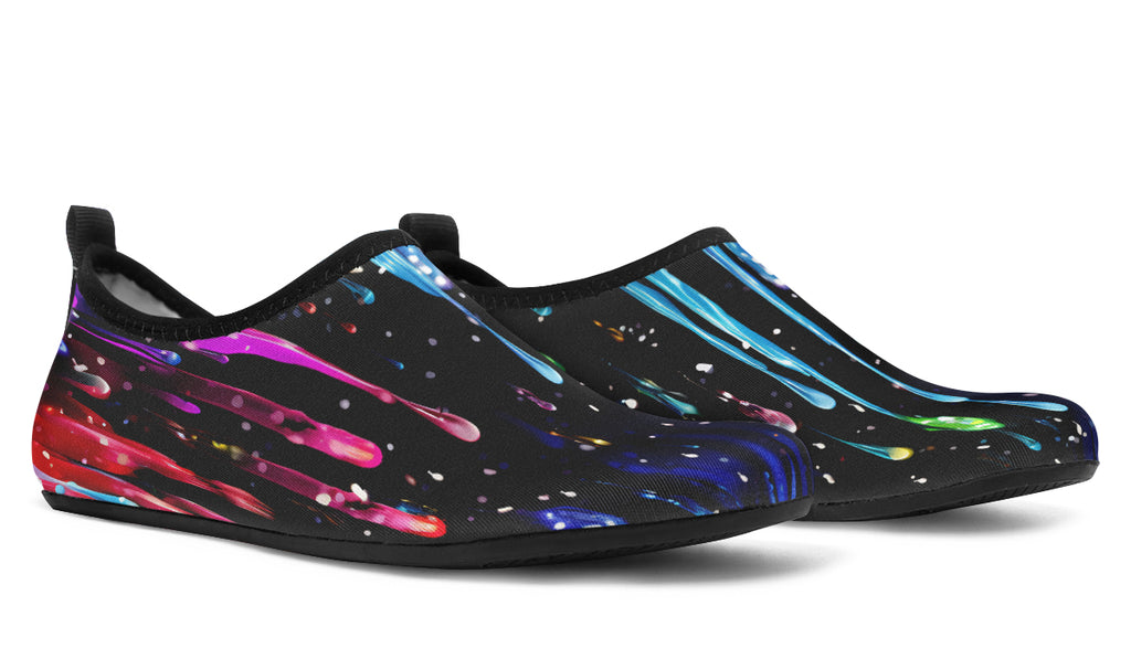 Rainbow Drips Water Shoes - Offbeat Sweetie