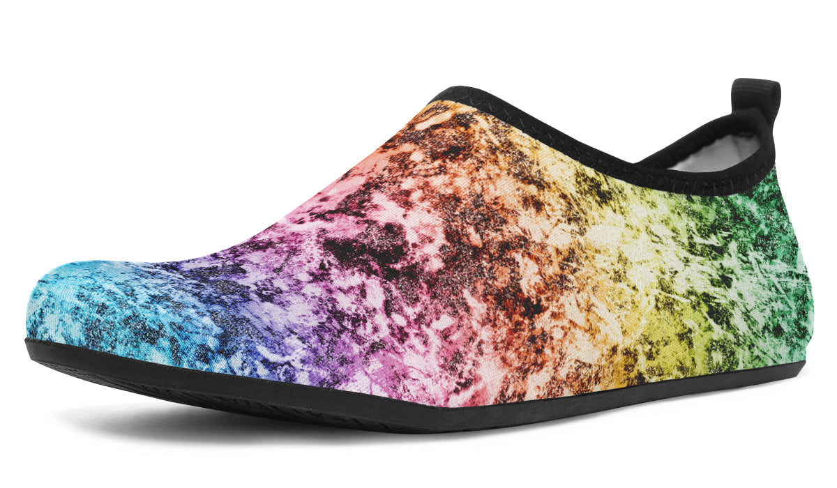 Rainbow Grunge Water Shoes - Offbeat Sweetie