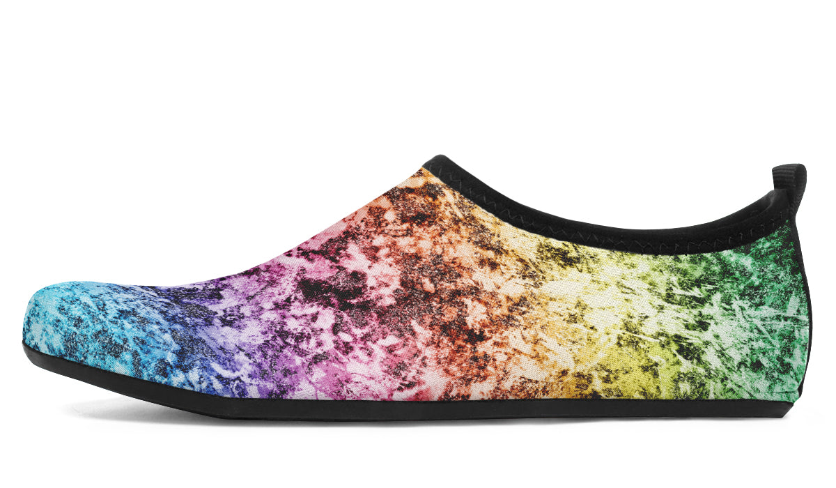 Rainbow Grunge Water Shoes - Offbeat Sweetie