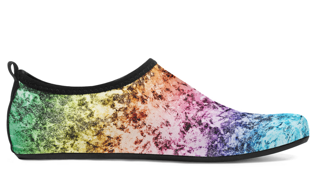 Rainbow Grunge Water Shoes - Offbeat Sweetie