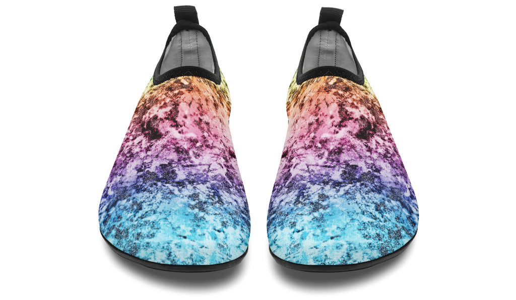 Rainbow Grunge Water Shoes - Offbeat Sweetie