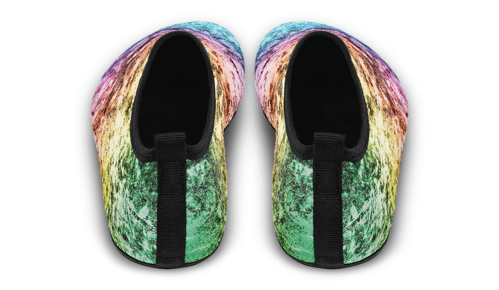 Rainbow Grunge Water Shoes - Offbeat Sweetie