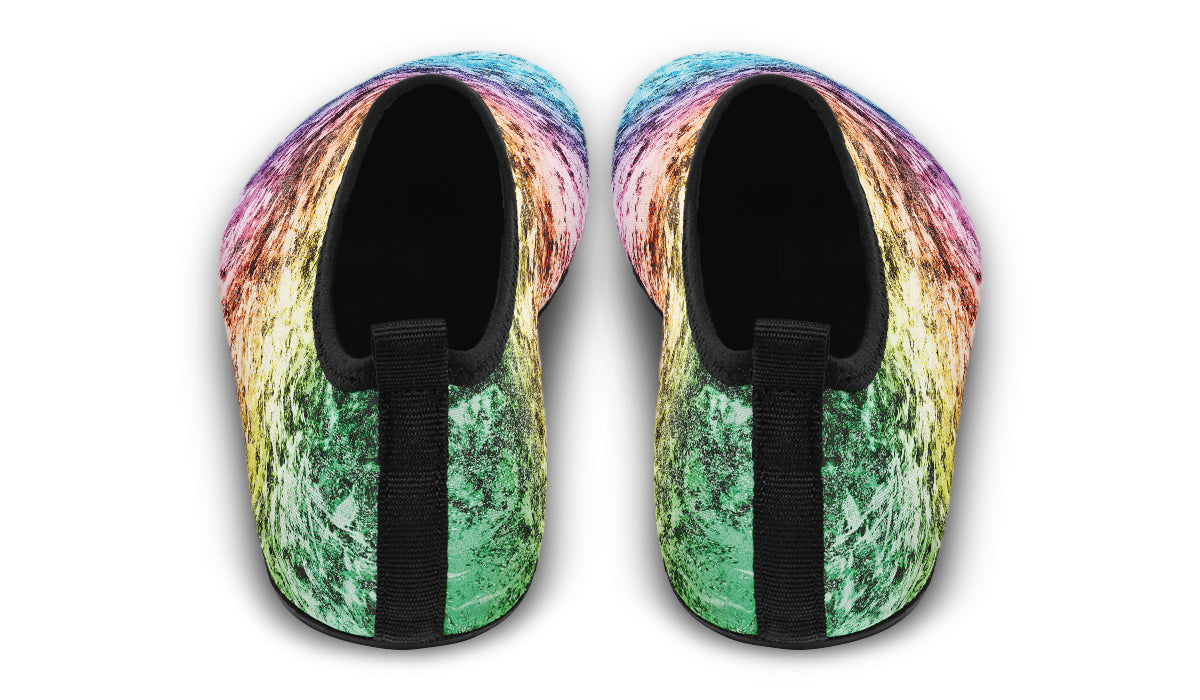 Rainbow Grunge Water Shoes - Offbeat Sweetie