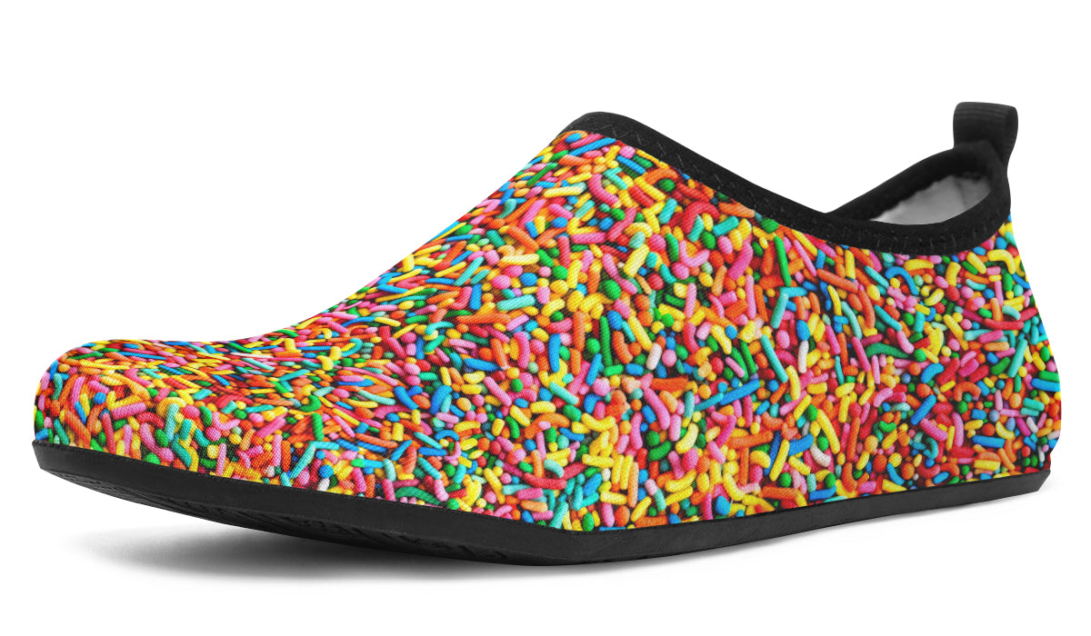Rainbow Sprinkles Water Shoes - Offbeat Sweetie