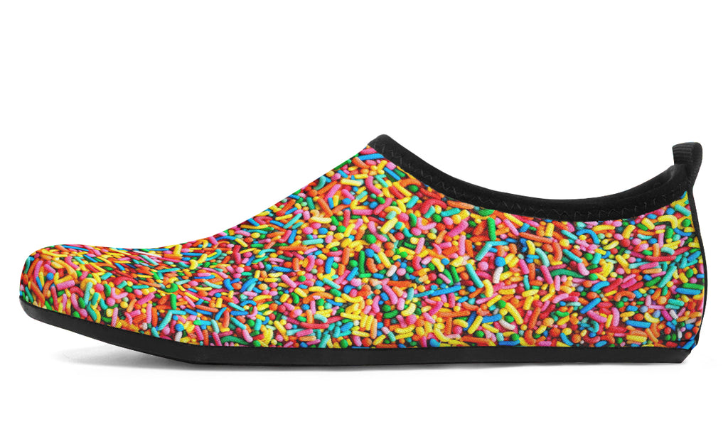 Rainbow Sprinkles Water Shoes - Offbeat Sweetie