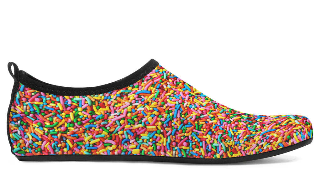 Rainbow Sprinkles Water Shoes - Offbeat Sweetie