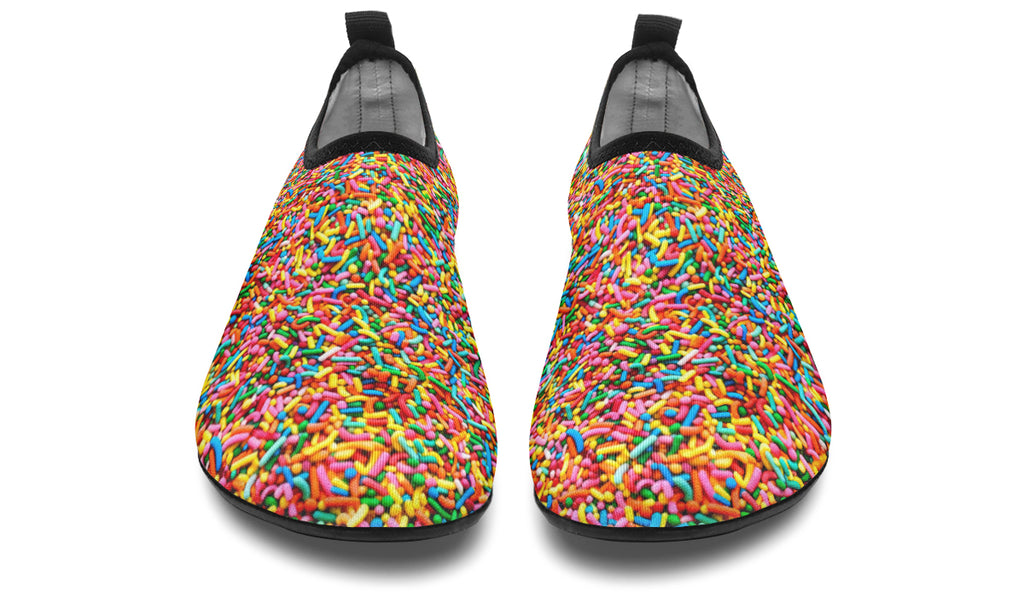 Rainbow Sprinkles Water Shoes - Offbeat Sweetie