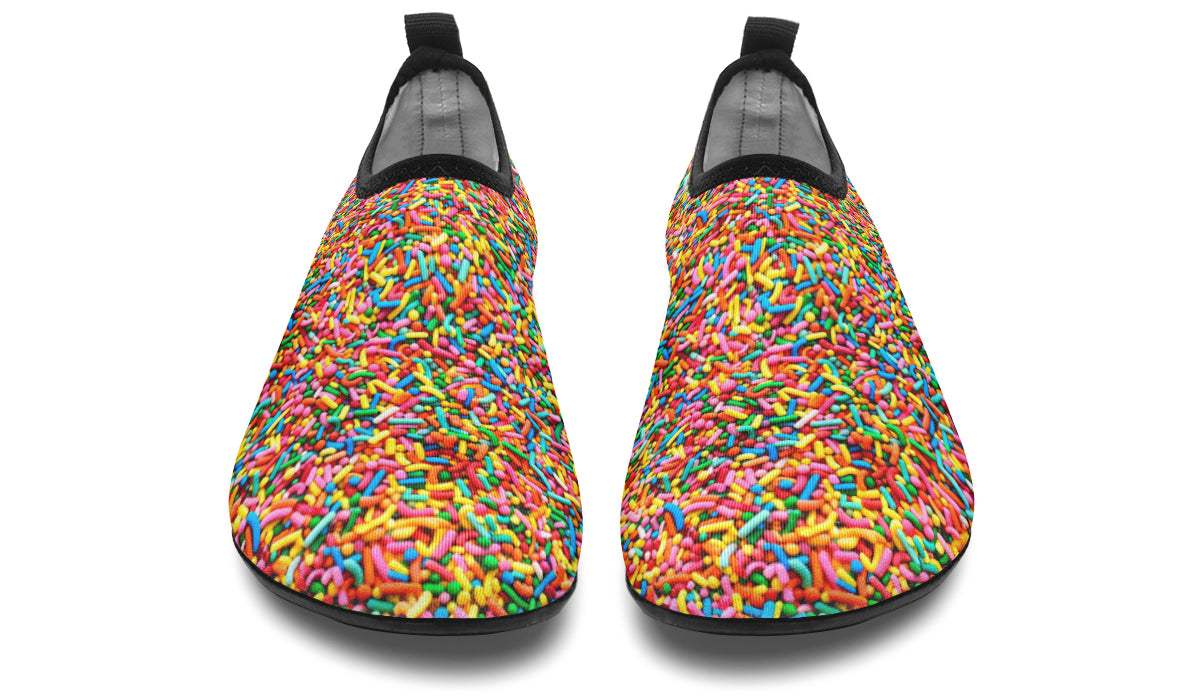 Rainbow Sprinkles Water Shoes - Offbeat Sweetie
