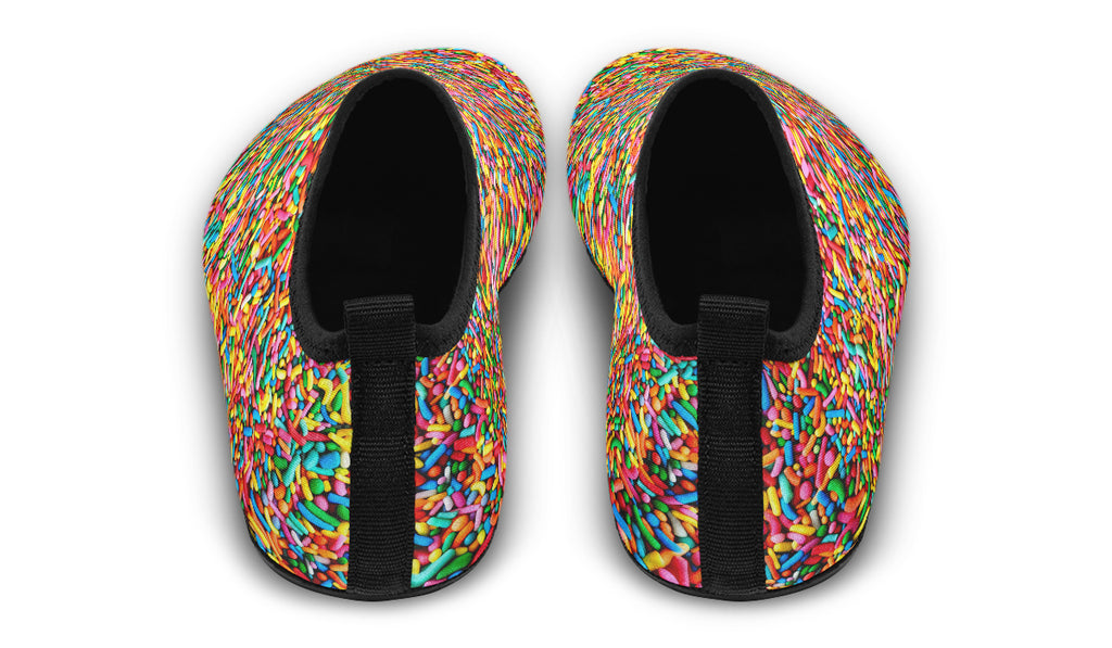 Rainbow Sprinkles Water Shoes - Offbeat Sweetie