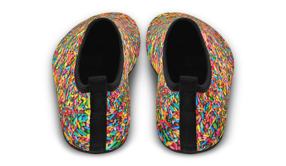 Rainbow Sprinkles Water Shoes - Offbeat Sweetie