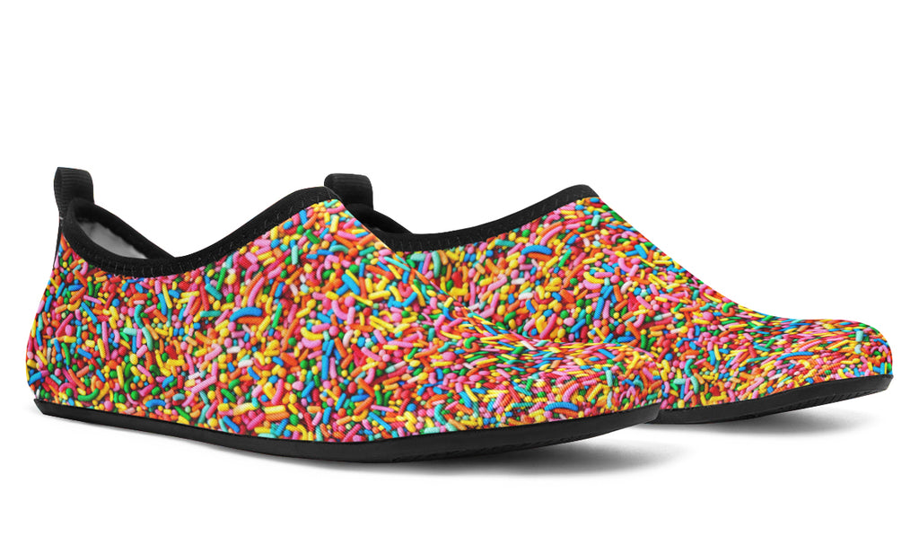 Rainbow Sprinkles Water Shoes - Offbeat Sweetie