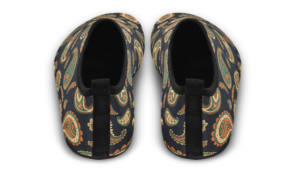 Retro Paisley Water Shoes - Offbeat Sweetie