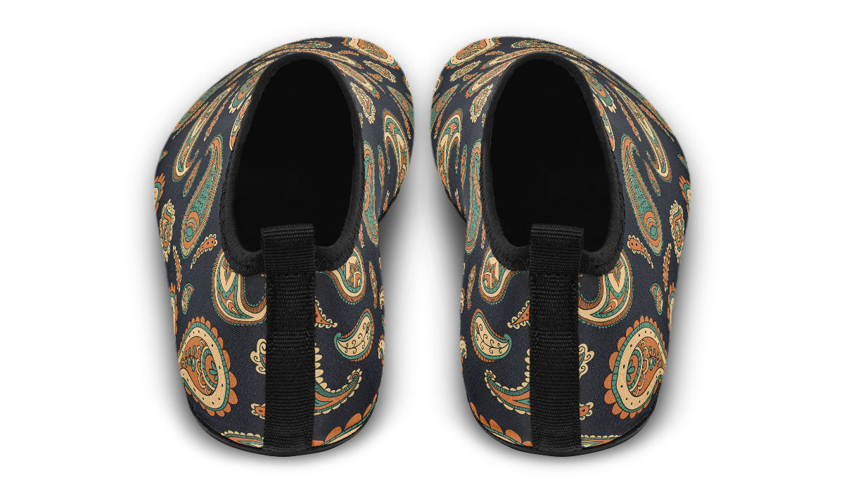Retro Paisley Water Shoes - Offbeat Sweetie
