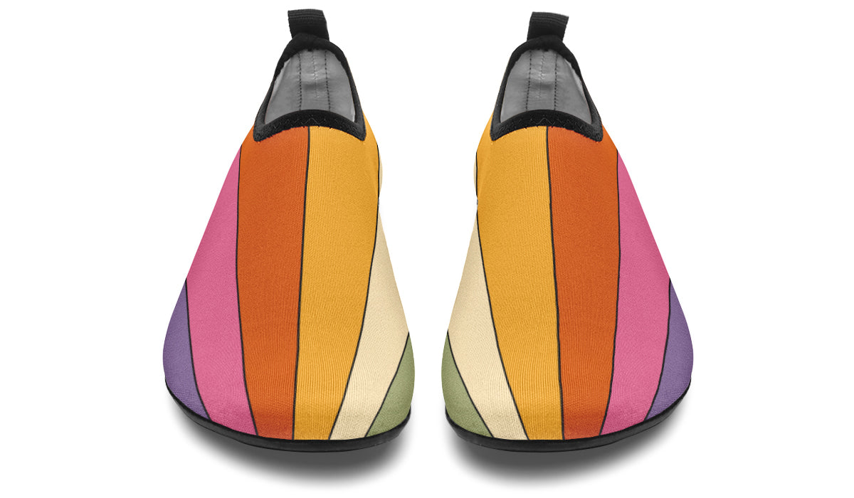 Retro Rainbow Water Shoes - Offbeat Sweetie