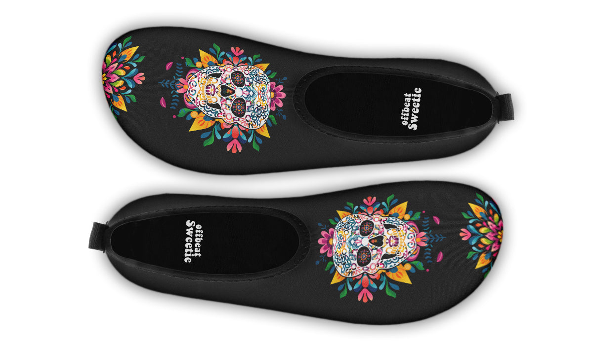 Sugar Skull Water Shoes - Offbeat Sweetie