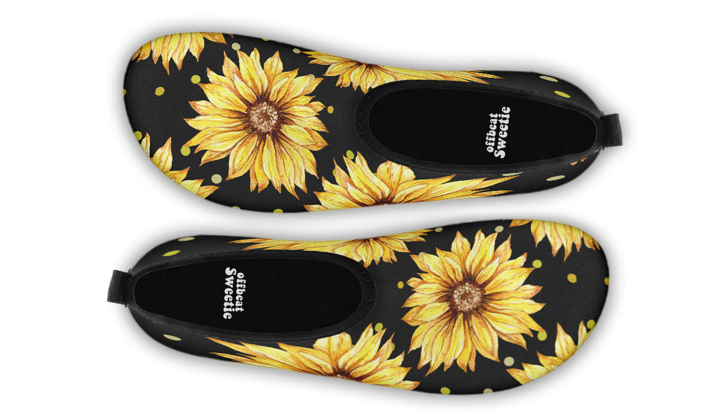 Sunflowers Water Shoes - Offbeat Sweetie