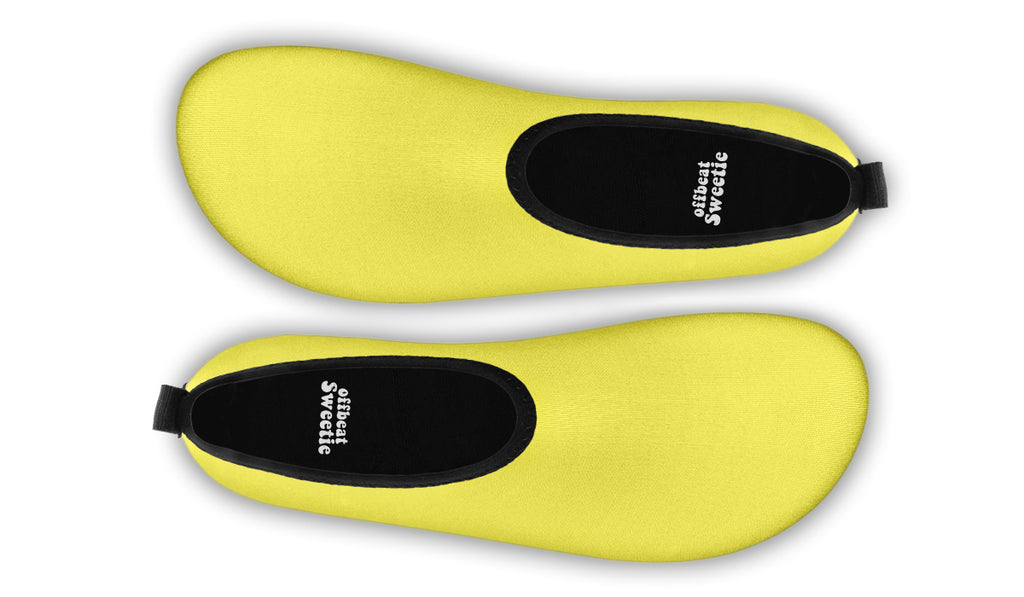 Sunny Yellow Water Shoes - Offbeat Sweetie