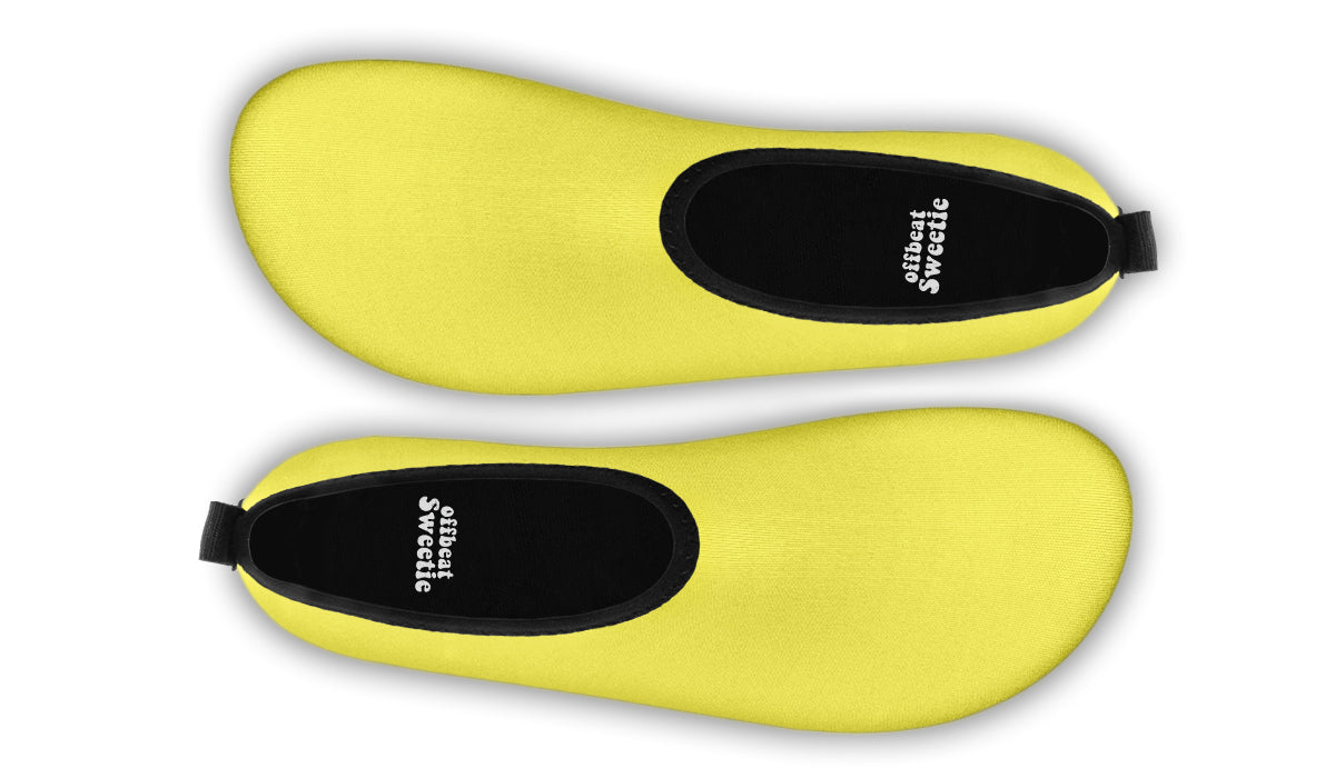 Sunny Yellow Water Shoes - Offbeat Sweetie