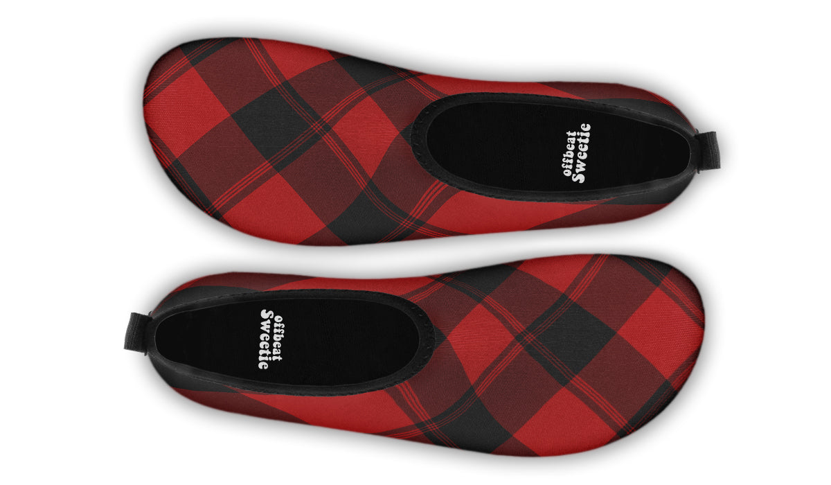 Toffee Apple Plaid Water Shoes
