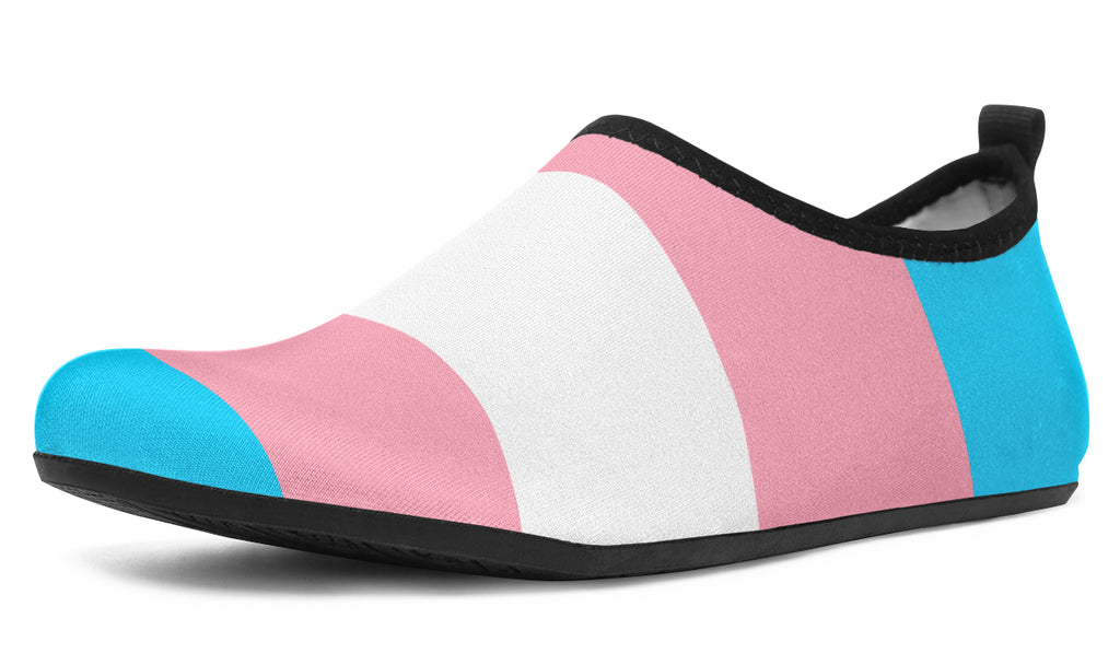 Trans Flag Water Shoes - Offbeat Sweetie