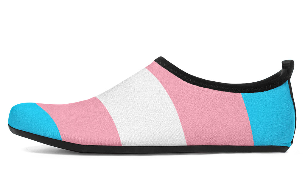 Trans Flag Water Shoes - Offbeat Sweetie