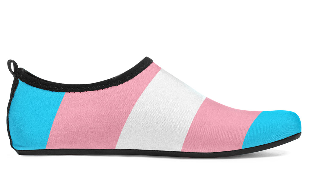 Trans Flag Water Shoes - Offbeat Sweetie