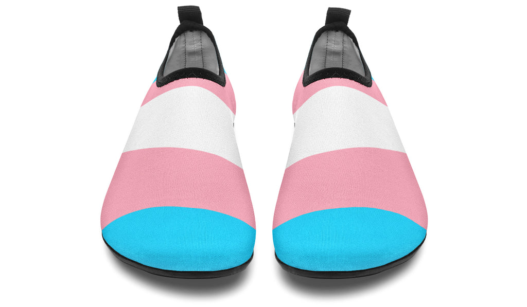 Trans Flag Water Shoes - Offbeat Sweetie