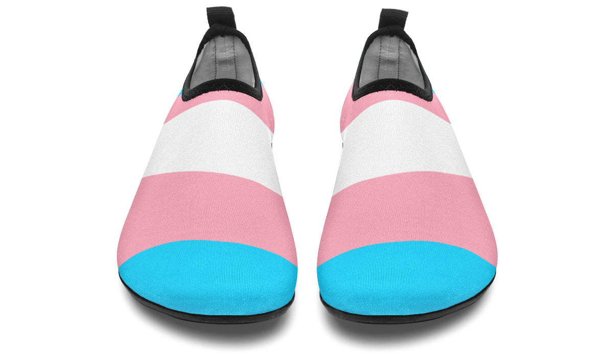 Trans Flag Water Shoes - Offbeat Sweetie