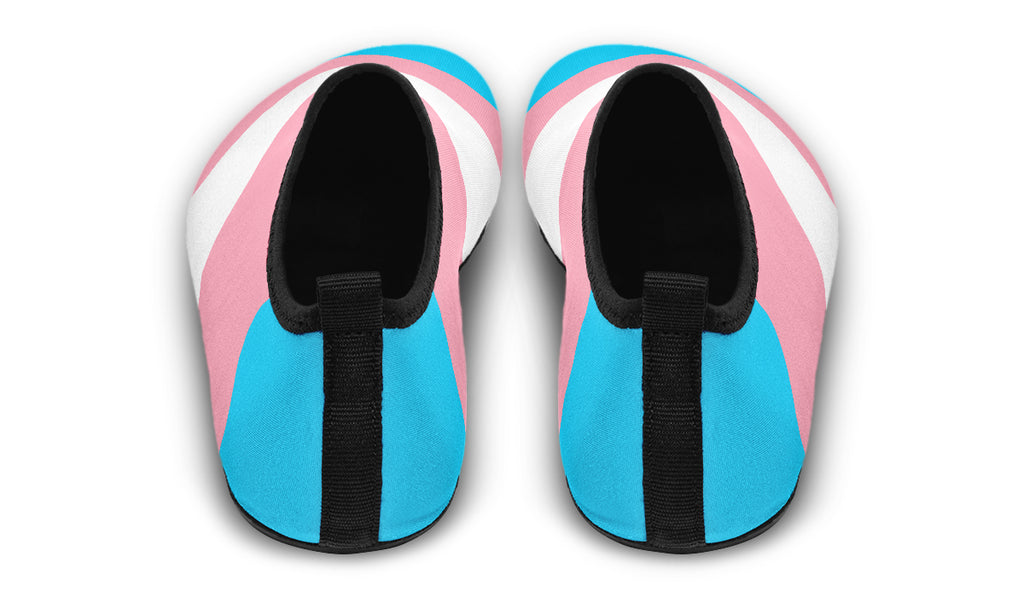 Trans Flag Water Shoes - Offbeat Sweetie