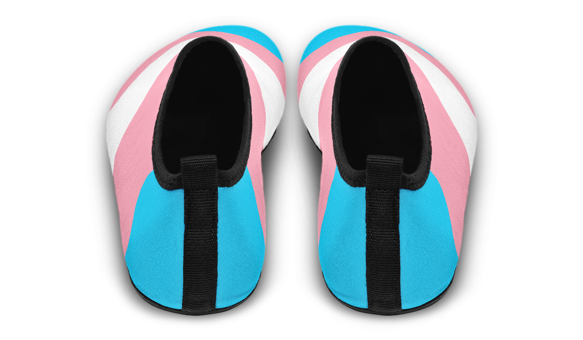 Trans Flag Water Shoes - Offbeat Sweetie