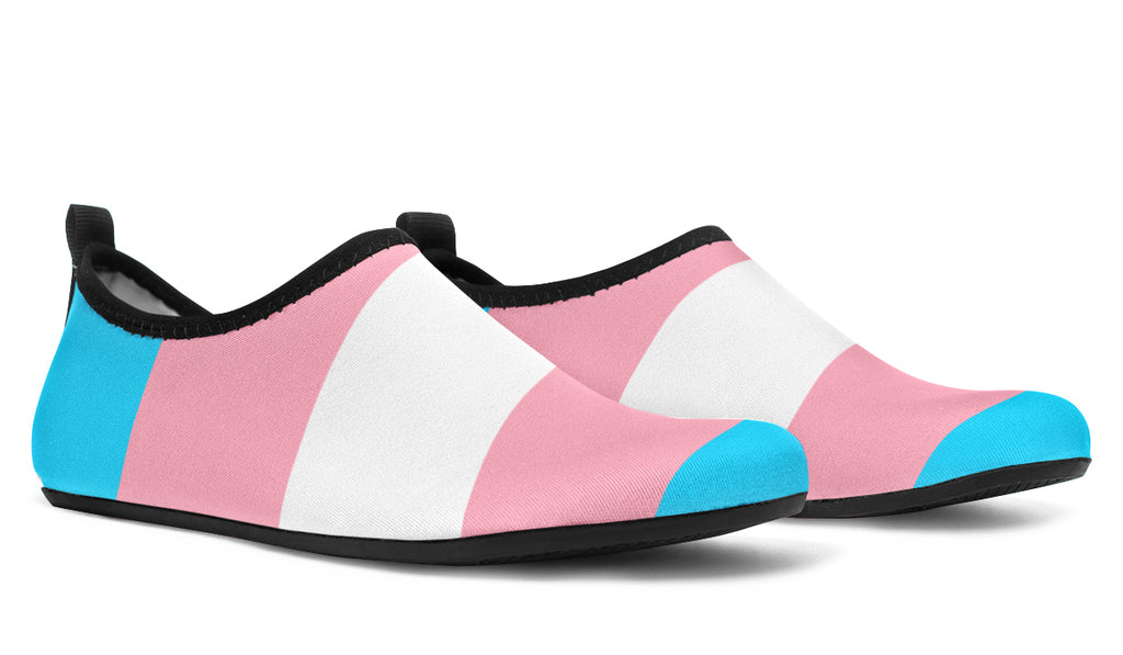 Trans Flag Water Shoes - Offbeat Sweetie