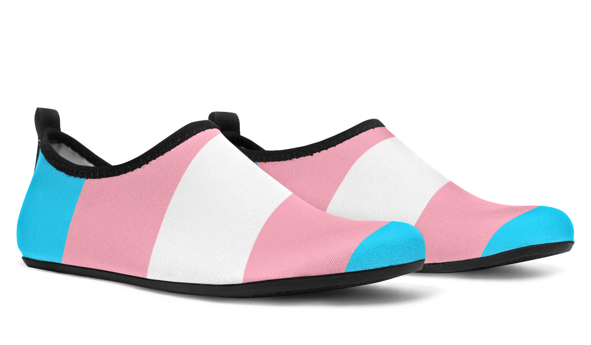 Trans Flag Water Shoes - Offbeat Sweetie