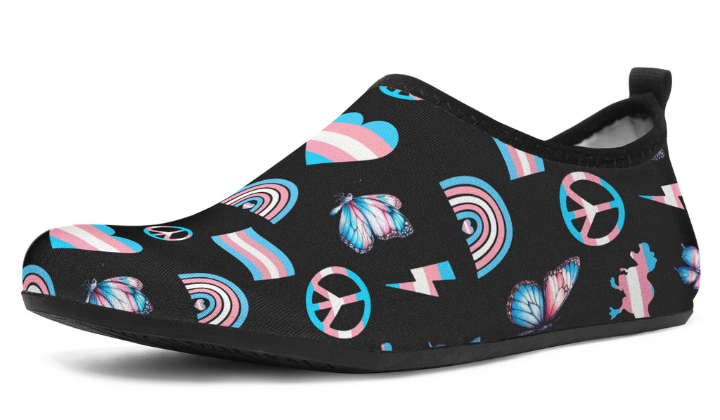 Trans Love Water Shoes - Offbeat Sweetie