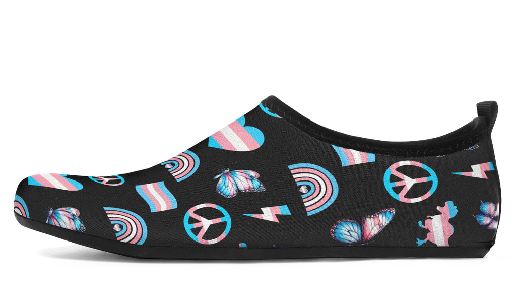 Trans Love Water Shoes - Offbeat Sweetie