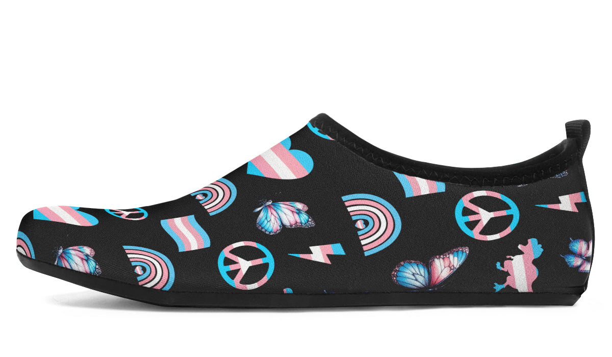 Trans Love Water Shoes - Offbeat Sweetie
