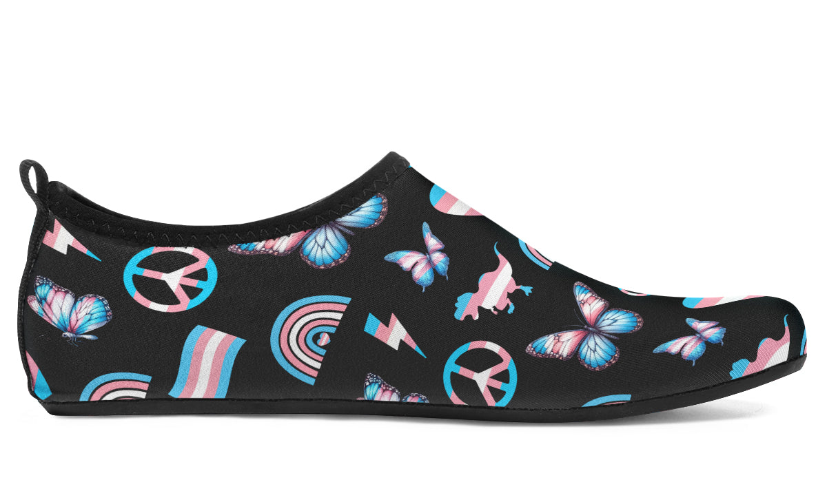 Trans Love Water Shoes - Offbeat Sweetie