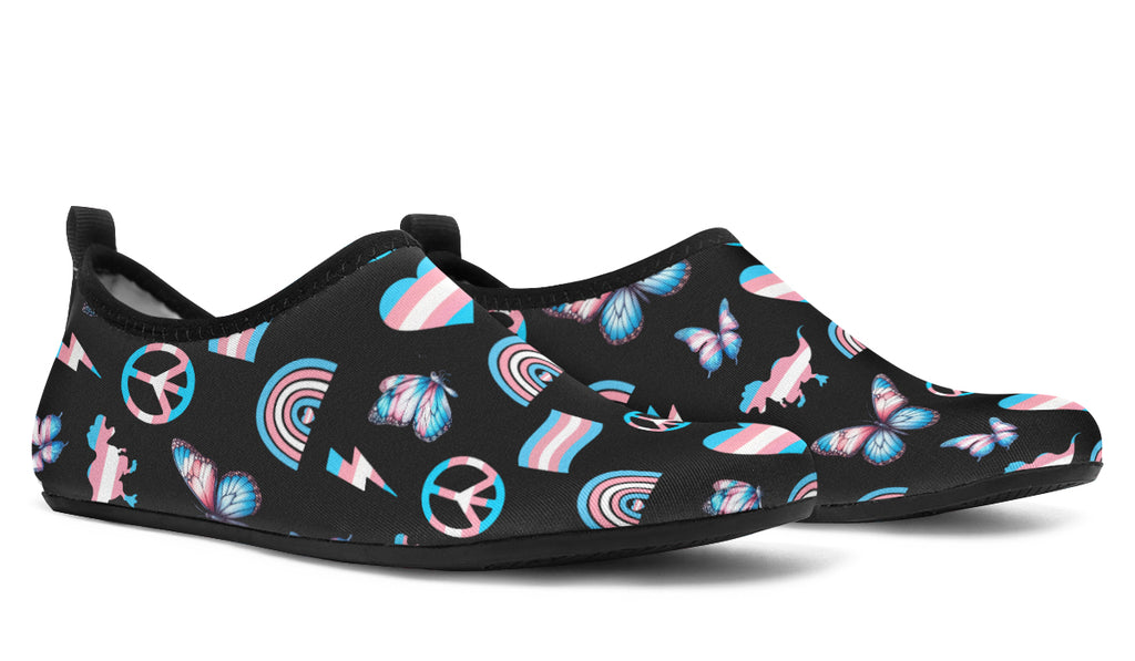 Trans Love Water Shoes - Offbeat Sweetie