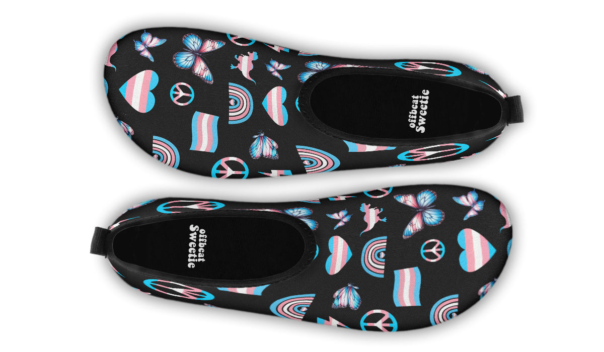 Trans Love Water Shoes - Offbeat Sweetie