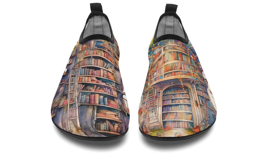 Tree Library Water Shoes - Offbeat Sweetie