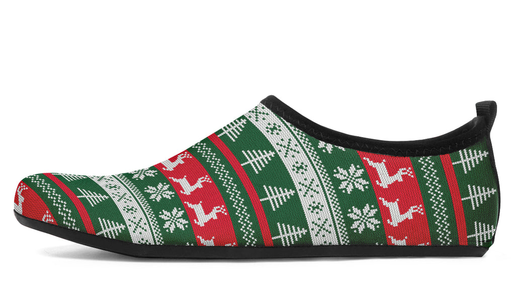 Ugly Christmas Water Shoes - Offbeat Sweetie
