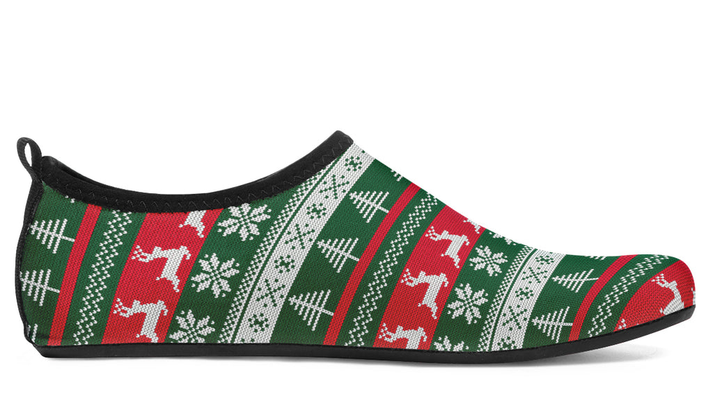 Ugly Christmas Water Shoes - Offbeat Sweetie
