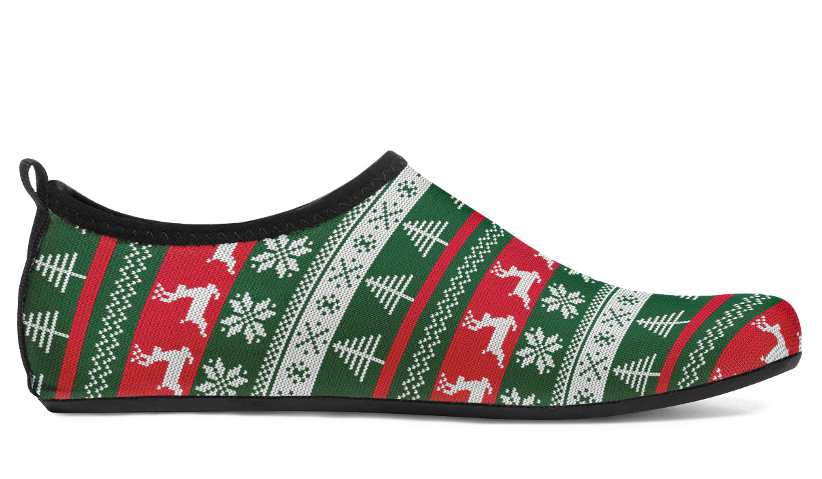 Ugly Christmas Water Shoes - Offbeat Sweetie