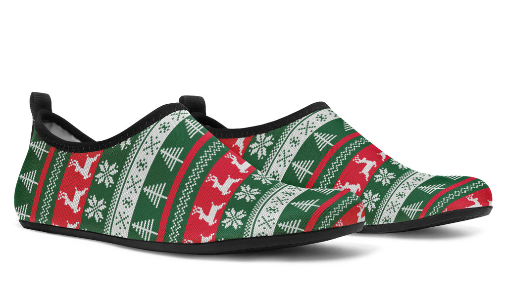 Ugly Christmas Water Shoes - Offbeat Sweetie