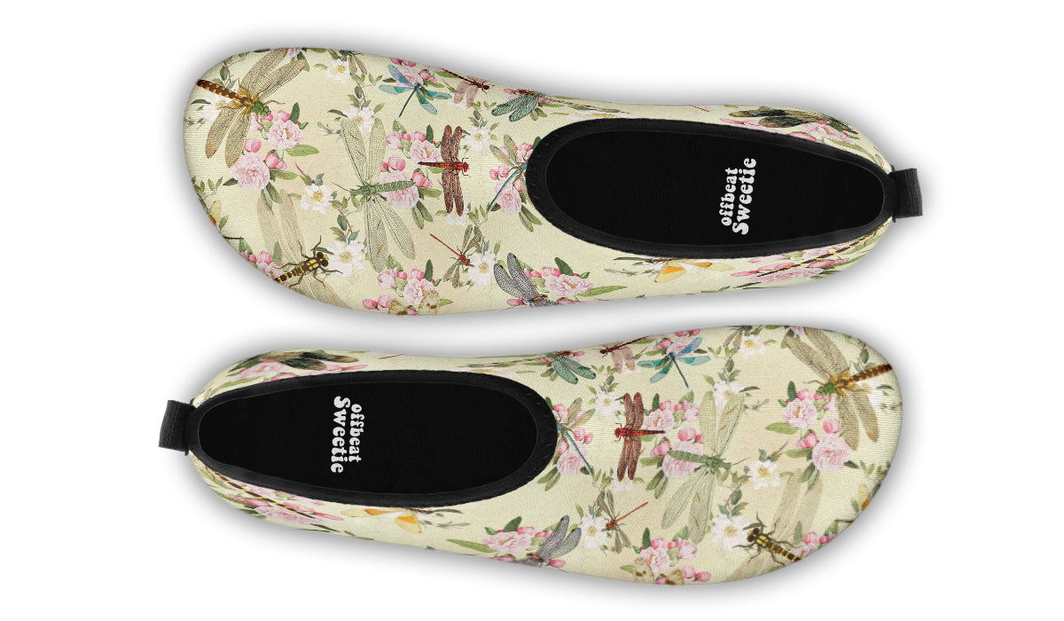 Vintage Dragonflies Water Shoes - Offbeat Sweetie