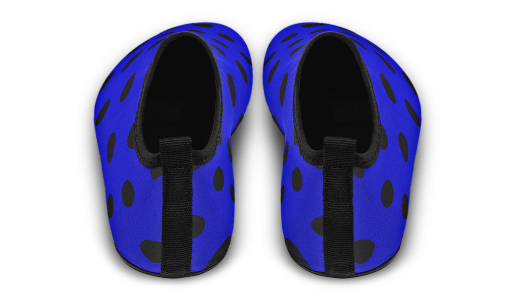Vivid Blue Polka Dot Water Shoes