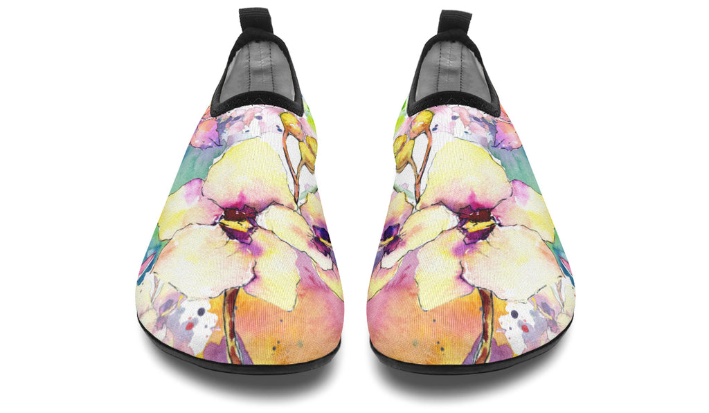 Watercolour Flowers Water Shoes - Offbeat Sweetie