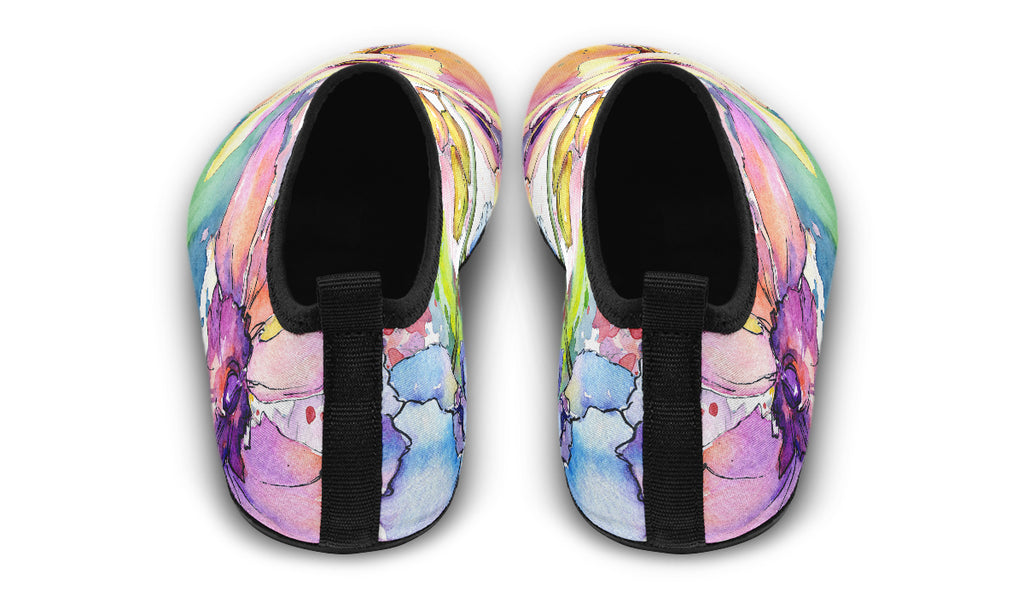 Watercolour Flowers Water Shoes - Offbeat Sweetie